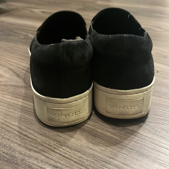 Vince Warren Platform Sneaker - Black Suede - Picture 4 of 4